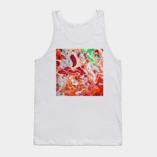 Liquid Marble Texture Tank Top